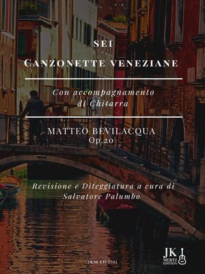 cover image of Sei Canzonette Veneziane